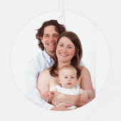 Aquamarin, Gold und Silber | FOTO Ornament Aus Metall (Rückseite)