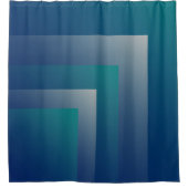 Aquamarin grau duschvorhang (Vorderseite)