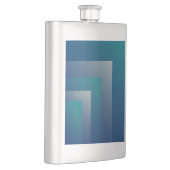 Aquamarin grau flachmann (Rechts)