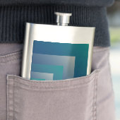 Aquamarin grau flachmann (Beispiel)