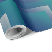 Aquamarin grau geschenkpapier (Rolleneckpunkt)