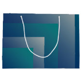 Aquamarin grau große geschenktüte (Rückseite)