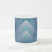 Aquamarin grau mattglastasse (Mittel)