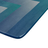 Aquamarin grau schneidebrett (Ecke)