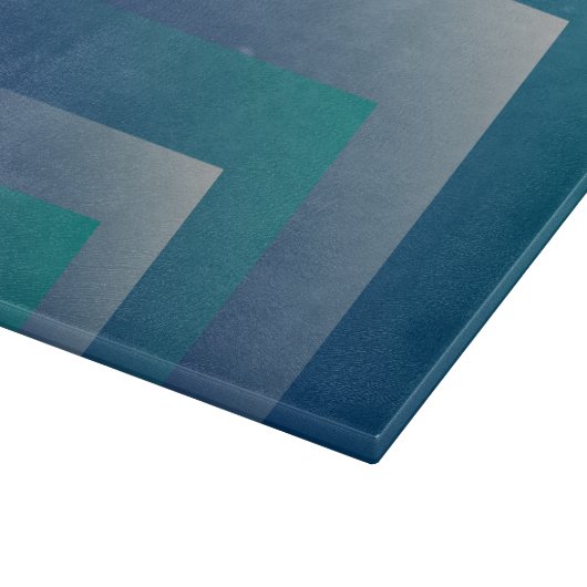 Aquamarin grau schneidebrett (Ecke)