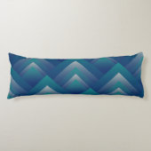 Aquamarin grau seitenschläferkissen (Vorderseite)