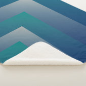 Aquamarin grau sherpadecke (3/4)