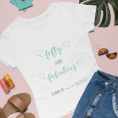 Aquamarin Gray 50 und fabelhafter Geburtstag T-Shirt