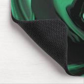 Aquamarin Green Abstrakt Heart Mousepad (Ecke)