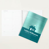 Aquamarin Green Real Anwesen Broker Beruflich Hous Planer (Anzeige)