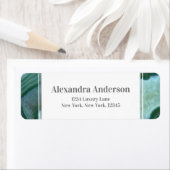 Aquamarin Green - Silver Geode Agate Wedding (Insitu)