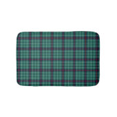Aquamarin Green und Navy Blue Duncan Scotch Karier Badematte (Vorderseite)