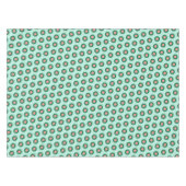 Aquamarin-grünes Orange Pink Tischdecke (Vorderseite (Horizontal))