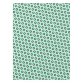 Aquamarin-grünes Orange Pink Tischdecke (Vorderseite)