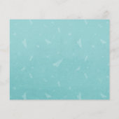 Aquamarin Happy Holidays Handgeschriebenes Foto (Rückseite)