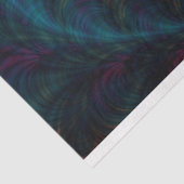 Aquamarin Jewel Fraktal Abstrakt 1 Decoupage Seidenpapier (Ausschnitt)