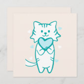 Aquamarin Kitty (Vorne/Hinten)