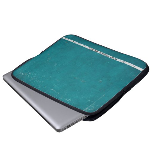 Aquamarin Laptopschutzhülle (Vorne Knopf)