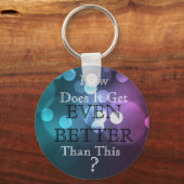 Aquamarin & Lavender HDIGEBBT? Schlüsselanhänger (Vorderseite)