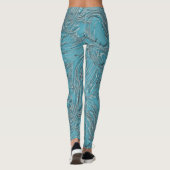 Aquamarin Leggings (Rückseite)