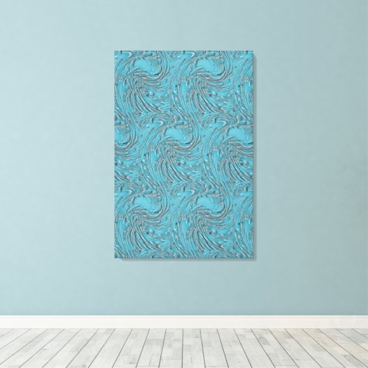 Aquamarin Leinwanddruck (Insitu (Holzboden))