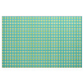 Aquamarin & Lime Green Bright Gingham Kariert / Ta Stoff (Fat Quarter (45,7 x 55,9 cm))
