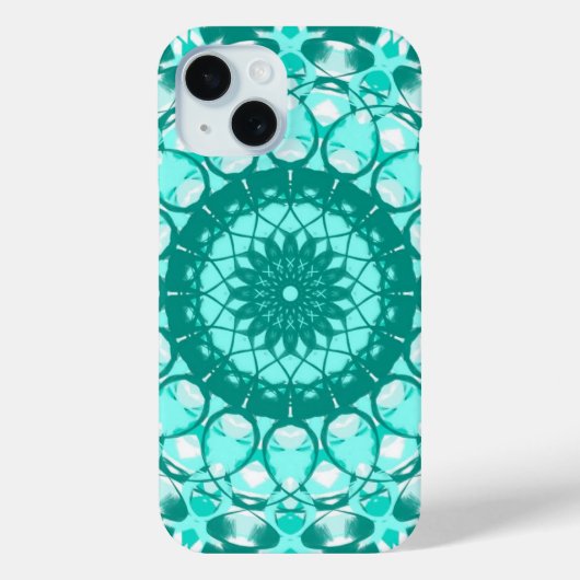 Aquamarin Loopy Phone Case (Rückseite)