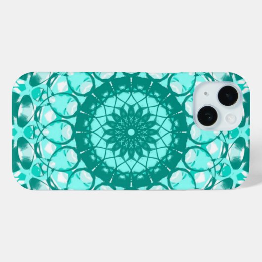 Aquamarin Loopy Phone Case (Rückseite (Horizontal))