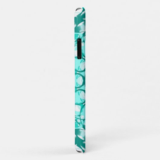 Aquamarin Loopy Phone Case iPhone (Hinten/Rechts)