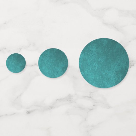 Aquamarin Lovebirds Brautparty Confetti Konfetti (Rückseiten)