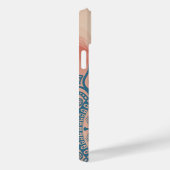 Aquamarin Mandala Case-Mate iPhone Hülle (Rückseite / Rechts)