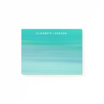 Aquamarin Meer Ozean Wasser Monogramm Name