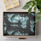 Aquamarin Mermaid Seidenpapier (Geschenk)