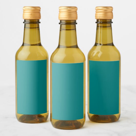 Aquamarin Mini Weinetikett (Flaschen)