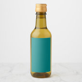 Aquamarin Mini Weinetikett (Vorderseite)