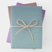 Aquamarin Mint Ombre Geschenkpapier Set (Beispiel)