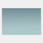 Aquamarin Mint Ombre Geschenkpapier Set (Vorderseite)