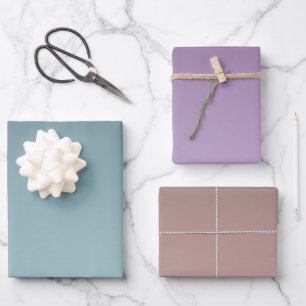 Aquamarin Mint Ombre Geschenkpapier Set