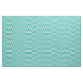 Aquamarin Moderne Zickzack Streifen Stoff (Yard (91,4 cm))
