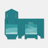 Aquamarin Modernes Elegantes neues Zuhause Housewa Geschenkschachtel (Ungefaltet)