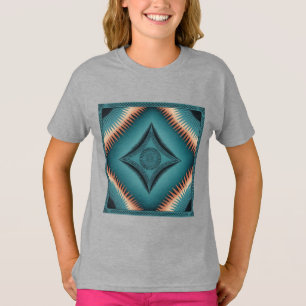 Aquamarin Navajo Peach Sunburst T-Shirt