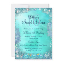 Aquamarin Ocean Jewel Sweet 16 Geburtstagsparty 2