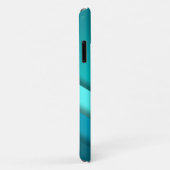 Aquamarin Ombre Case-Mate iPhone Hülle (Hinten/Rechts)