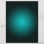 Aquamarin Ombre Green Gradient Modern Minimalistis Flyer (Vorne)