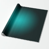 Aquamarin Ombre Green Gradient Modern Minimalistis Geschenkpapier (Ungerollt)