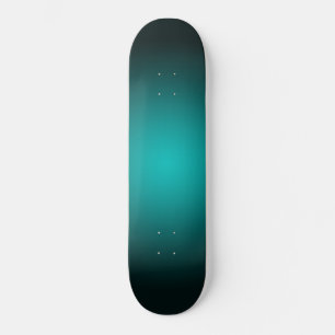 Aquamarin Ombre Green Gradient Modern Minimalistis Skateboard