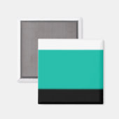 Aquamarin Ombre Magnet (Vorderseite/Rückseite)