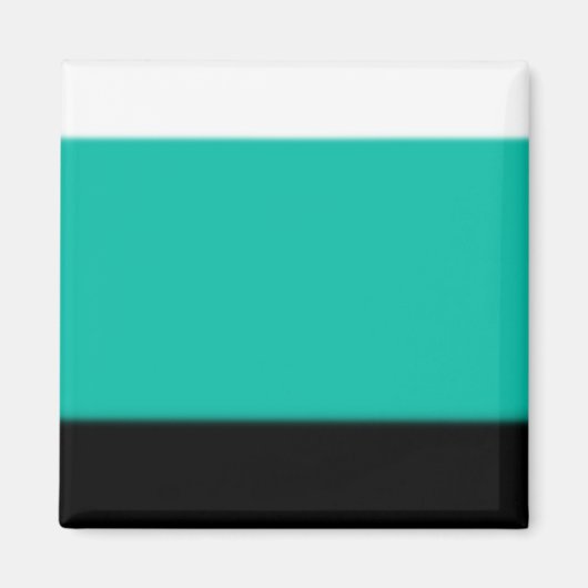 Aquamarin Ombre Magnet (Vorne)