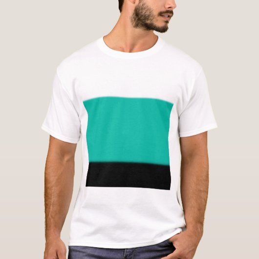 Aquamarin Ombre T-Shirt (Vorderseite)
