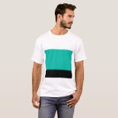Aquamarin Ombre T-Shirt (Vorne ganz)
